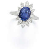 Sri Lanka-Sapphire-Diamond-Ring - фото 1