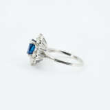 Sri Lanka Sapphire-Diamond-Ring - photo 2