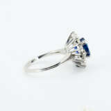 Sri Lanka Sapphire-Diamond-Ring - photo 4
