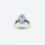 Sri Lanka Sapphire-Diamond-Ring - photo 3