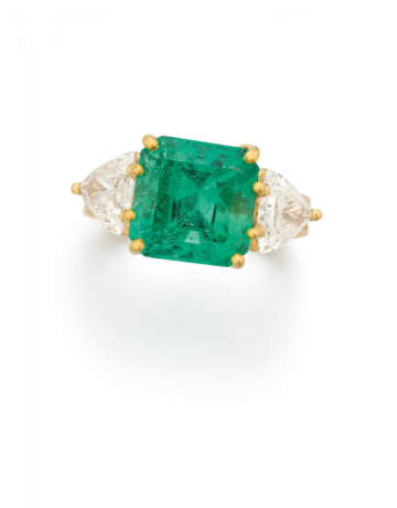 Colombian Emerald Diamond-Ring - photo 1