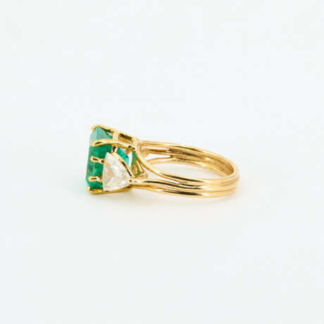 Colombian Emerald Diamond-Ring - photo 2