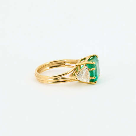 Colombian Emerald Diamond-Ring - photo 4