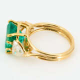 Colombian Emerald Diamond-Ring - photo 5