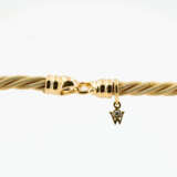 Cord-Necklace with Diamond-Pendant - photo 3