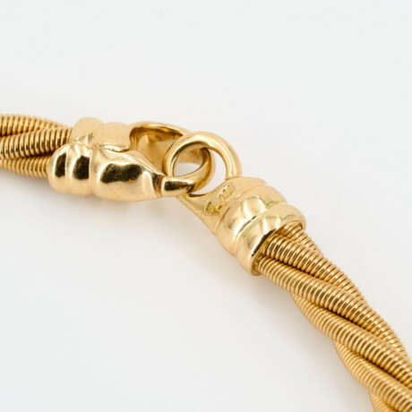 Cord-Necklace with Diamond-Pendant - photo 4