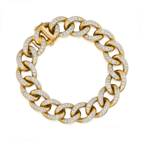 Diamond-Curb Chain Bracelet - photo 1