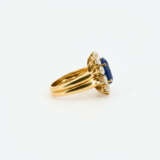 Magnificent Sapphire and Diamond-Entourage Ring - photo 4