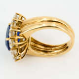 Magnificent Sapphire and Diamond-Entourage Ring - photo 6