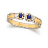 Sapphire-Diamond-Bangle - photo 1