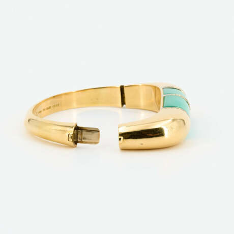 Chrysoprase-Diamond-Bangle - фото 5 Chrysoprase-Diamond-Bangle - фото 5