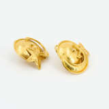 Sun, Moon and Star Gold-Ear-Clip-Ons - photo 3