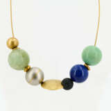 Variable-Gemstone Ball-Choker - photo 2