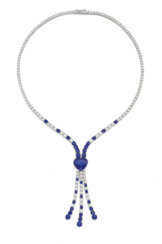 Sri Lanka Sapphire-Diamond-Sautoir