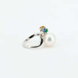 South Sea Pearl-Gemstone-Set: Necklace, Ring and Ear Jewellery - photo 4