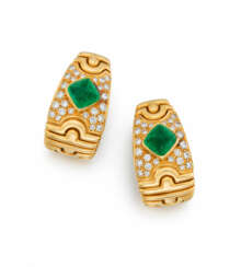 Emerald-Diamond-Ear-Clip-Ons