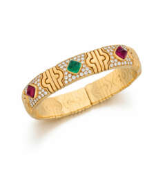 Gemstone-Diamond-Bangle