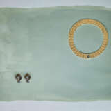 Antique Coin-Sapphire-Diamond-Ear-Clip-Ons - photo 5