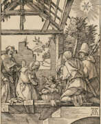 Gravure sur bois. Albrecht Dürer. Birth of Christ Gravure sur bois. Albrecht Dürer. Birth of Christ