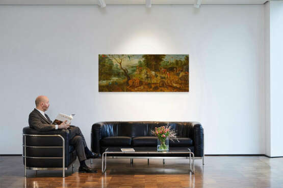 Jan Brueghel the Younger. Paradise Landscape with the Animals Entering Noah's Ark - photo 4