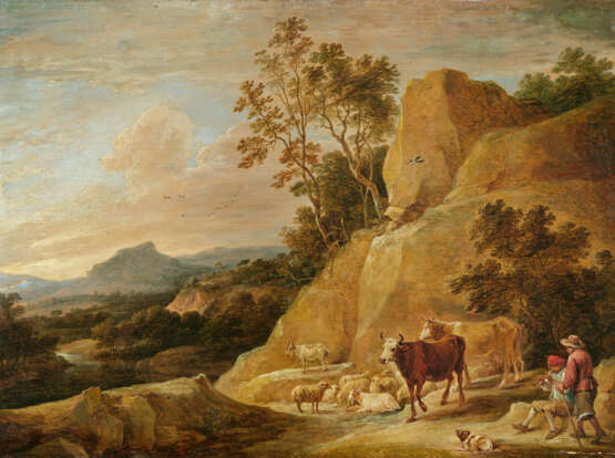 David d.J. Teniers. Southern Mountain Landscape with Sheperds - photo 1