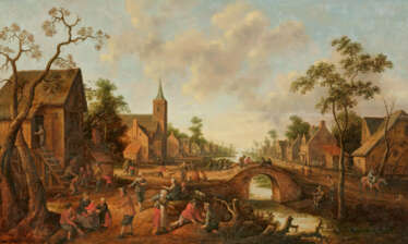 Joost Cornelisz Droochsloot. Dutch Rural Landscape at the Steam