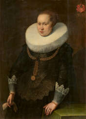 Dutch School. Portrait of a Distinguished Lady with Elegant Ruff