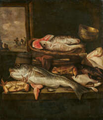 Abraham Hendricksz van Beyeren. Still Life with Fish and Crustaceans