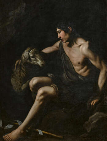 Pietro Novelli. John the Baptist with the Lamb of God - Foto 1 Pietro Novelli. John the Baptist with the Lamb of God - Foto 1
