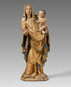 Расписанный. South German School. Madonna with Child