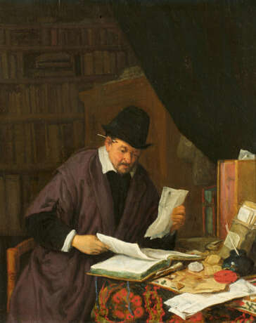 Adriaen von Ostade. The Lawyer at his Desk - Foto 1 Adriaen von Ostade. The Lawyer at his Desk - Foto 1