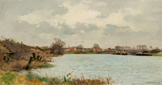 Pierre-Emmanuel Damoye. Early Spring Along a River in France - photo 1