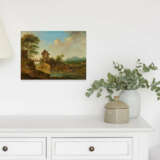 Franz Schüz. River with Bridge in the Alpine Foothills - photo 4