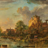 Franz Schüz. River Landscape with Ruins - photo 1
