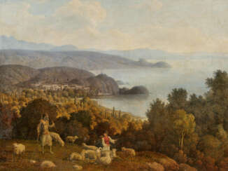 Carl von Kügelgen. View of the Blick auf Partenit at the Crimea
