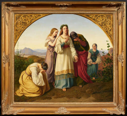 Adolph Erhardt. Jephthah's Daughter, Adorned for Sacrificial Death, Returns from the Mountains with Her Playmates - фото 2 Adolph Erhardt. Jephthah's Daughter, Adorned for Sacrificial Death, Returns from the Mountains with Her Playmates - фото 2