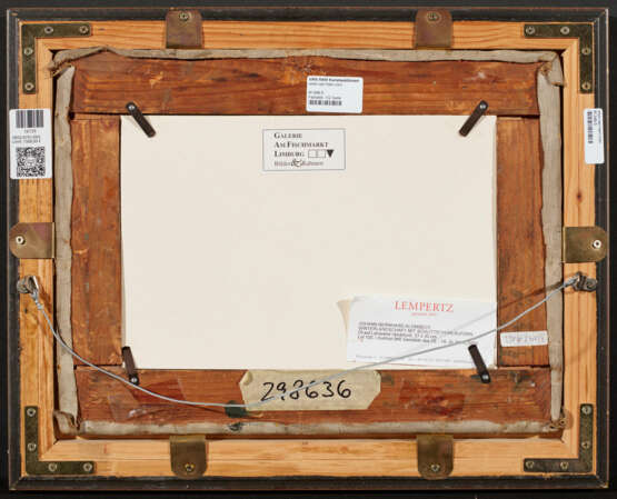 Johann Bernhard Klombeck. Winter Forest Landscape at Dusk - photo 3