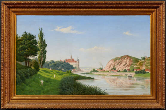 Carl Ludwig Jessen. Butterfly Catcher on the Shore of the Elbe near Meissen - photo 2