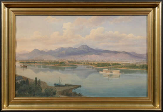 Jakob Scheiner. View over the Rhine and the Siebengebirge Mountains - photo 2