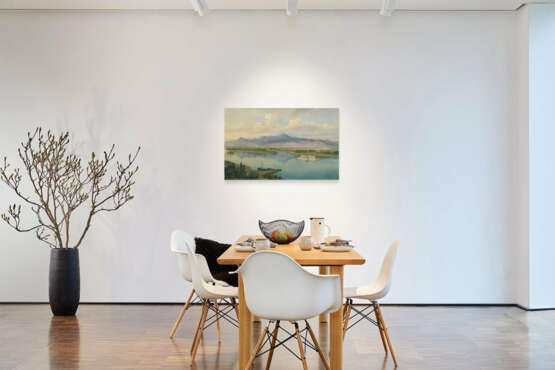 Jakob Scheiner. View over the Rhine and the Siebengebirge Mountains - photo 5