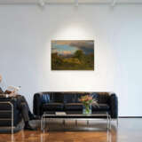 Cäsar Metz. Large Rhine Landscape with View of the Rheinfels Ruins over St. Goar - photo 4