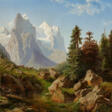 Johannes Bartholomäus Duntze. Schweizerlandschaft - Сейчас на аукционе