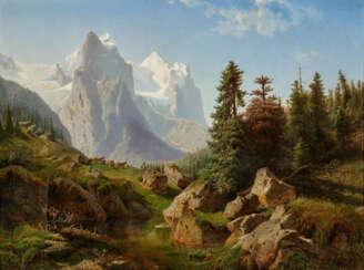 Johannes Bartholomäus Duntze. Schweizerlandschaft