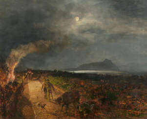 Oswald Achenbach. In the Pontine Marshes