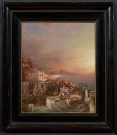 Franz Richard Unterberger. Evening Mood over Naples - photo 2 Franz Richard Unterberger. Evening Mood over Naples - photo 2