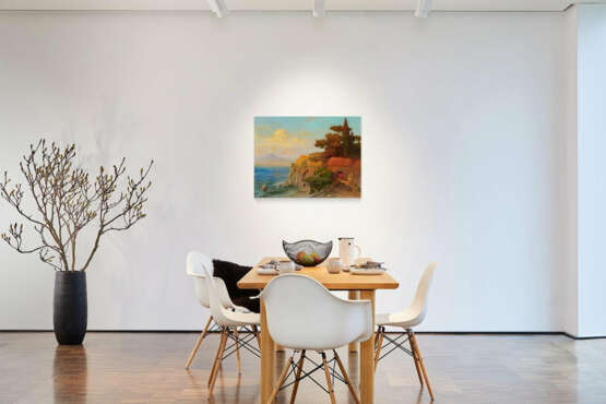 Theodor Groll. The Bay of Naples with Smoking Vesuvius in the Background - photo 4 Theodor Groll. The Bay of Naples with Smoking Vesuvius in the Background - photo 4