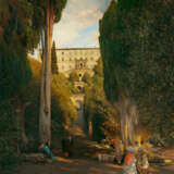 Albert Flamm. In the Park of the Villa d'Este in Tivoli - Foto 1