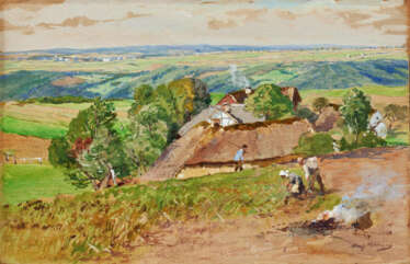 Hugo Mühlig. Bergisch Summer Landscape