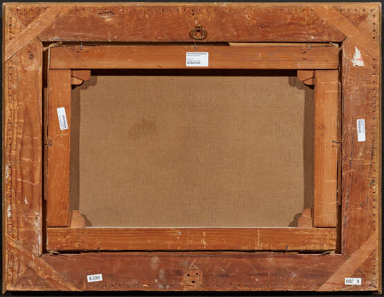 Monogrammist F.K.. Shepherd with his Herd in Evening Light - Foto 3 Monogrammist F.K.. Shepherd with his Herd in Evening Light - Foto 3