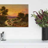 Monogrammist F.K.. Landscape with Stream in Evening Light - photo 4